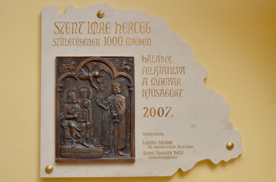 Szent Imre Bronz Dombormű