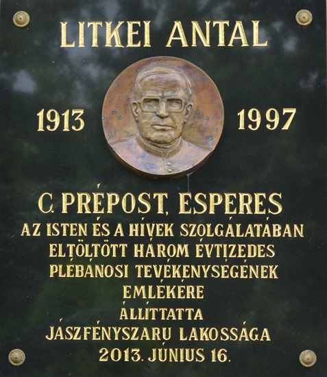 Litkei Antal-Emléktábla